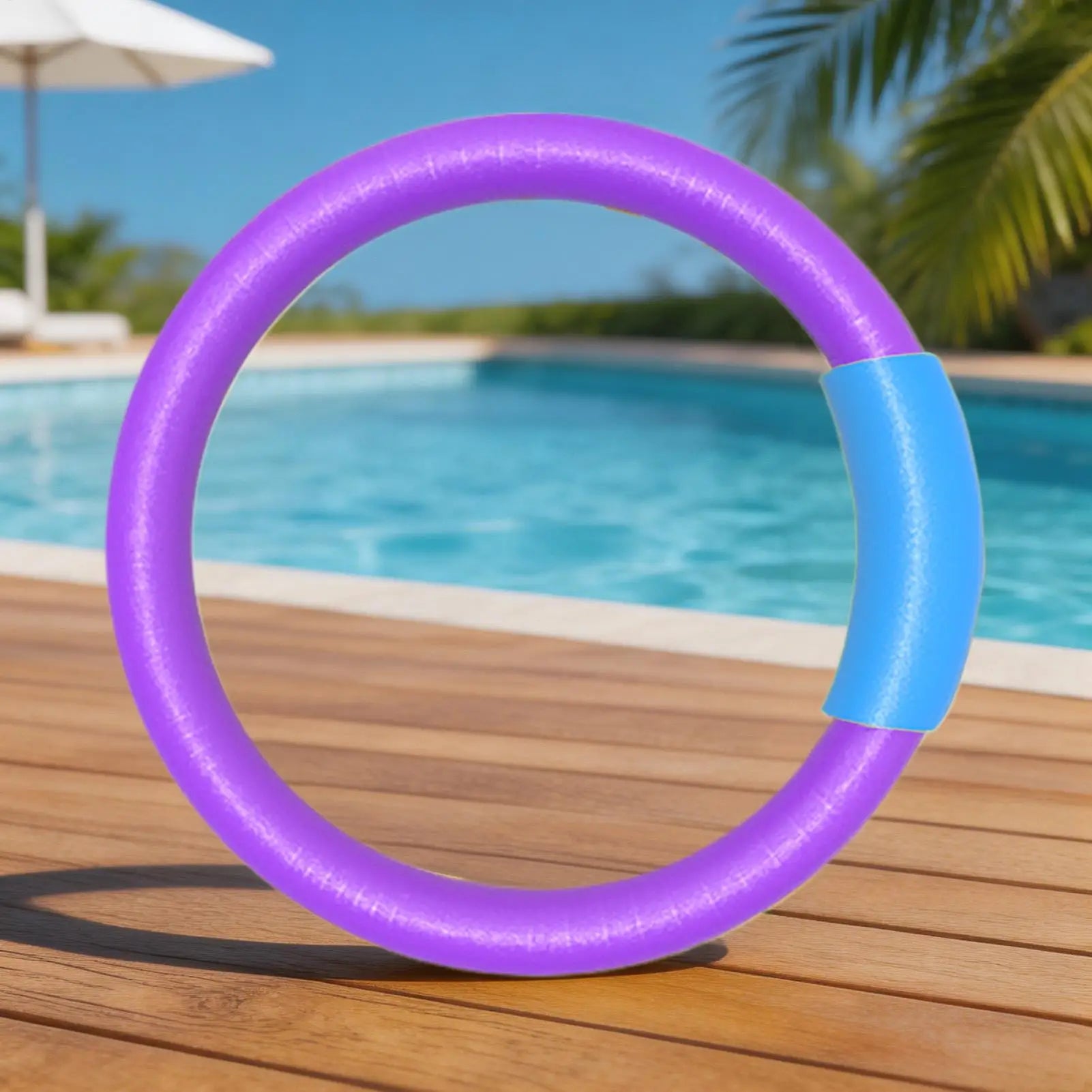 Pool Noodles Foam Multi-Purpose Inflatable Soft Foam Floats With Connector Pool Noodle Float For Kids Adults Exercise Sports Zpaxo