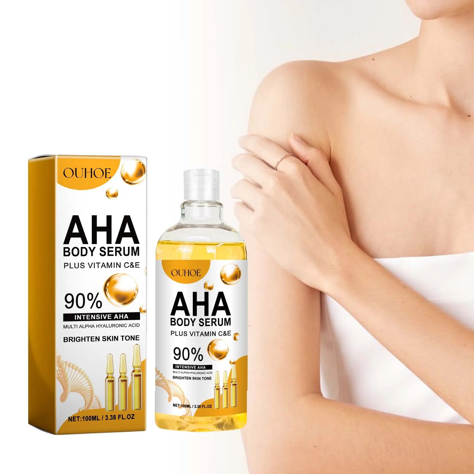 AHA Face & Body Serum – Dark Spot Corrector & Brightening Brightening Body Serum Zpaxo