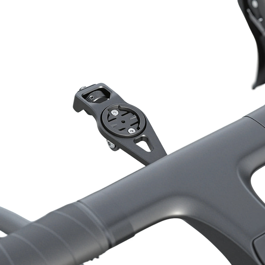 Bike Computer Mount Aluminium Alloy Integrated Handlebar Out Front Zpaxo