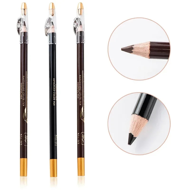 Microblading Wooden Eyebrow Pen Waterproof Long Lasting Makeup Eye Zpaxo