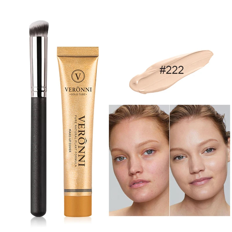 14 Liquid Concealer Foundation Moisturizing Long-lasting Lightweight Zpaxo 222