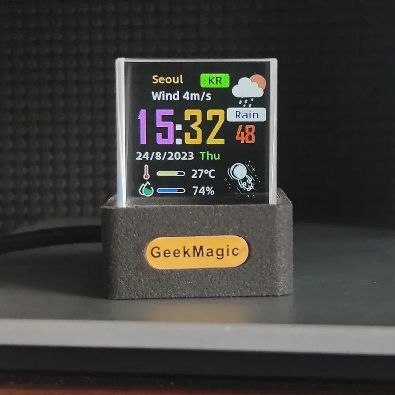 Creative Mini Geekmagic Crystal Display Desktop Game Decoration