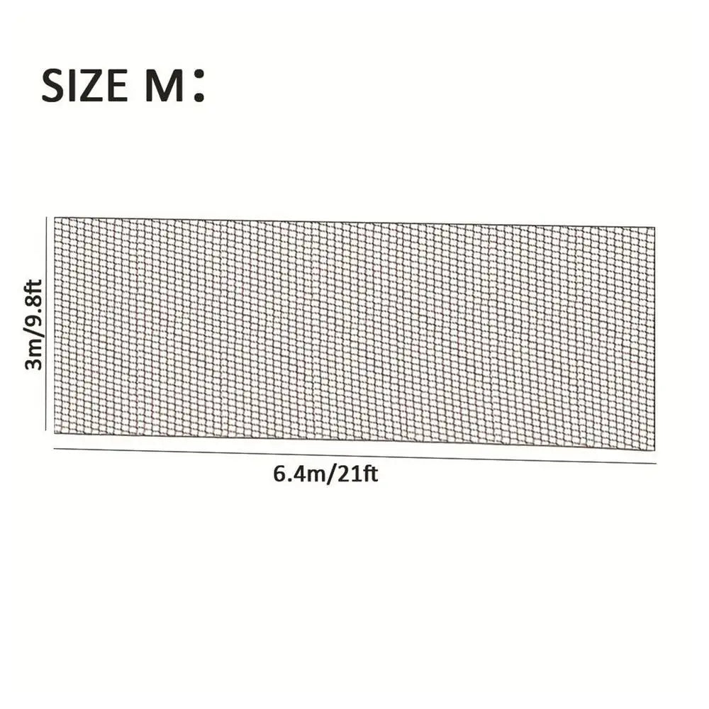 Soccer Backstop Net Nylon Sports Barrier Protective Screen Practice