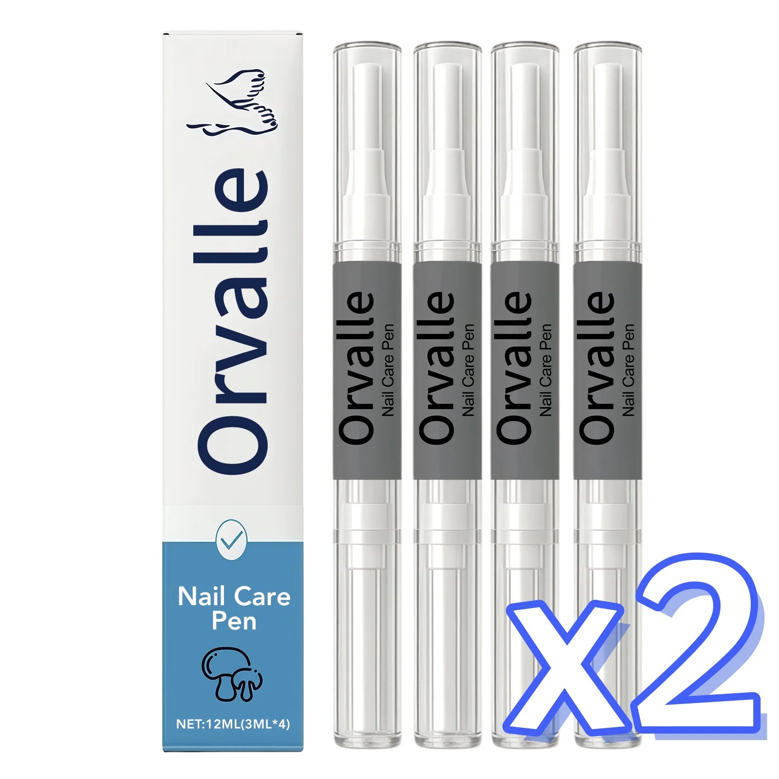 Nail Repair Pen Set – Nail Growth Serum & Hardener (4-Pack) Nail Treatment Pen Zpaxo 2 SET