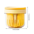 Fruit Salad Cup Portable Snack Containers Overnight Oatmeal