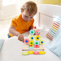 Gear Puzzle Game Wooden Spinner Gear Puzzle Board Game Sensory Fine Motor Skills Development Toy For Children Kid Girls Boys Zpaxo United States