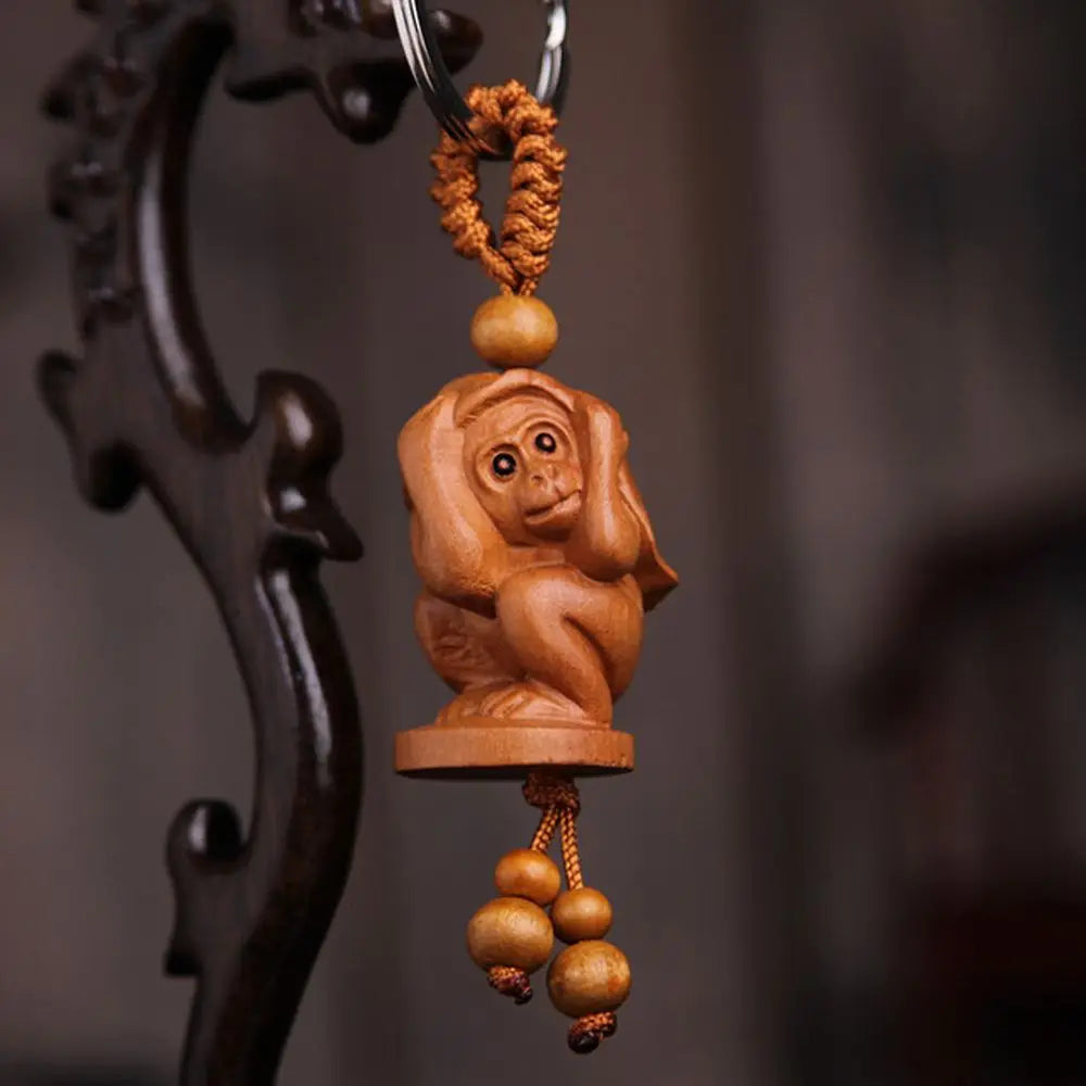 Accessories Snake Car Key Ring Lucky Chain Fengshui Ethnic Keychain Zpaxo