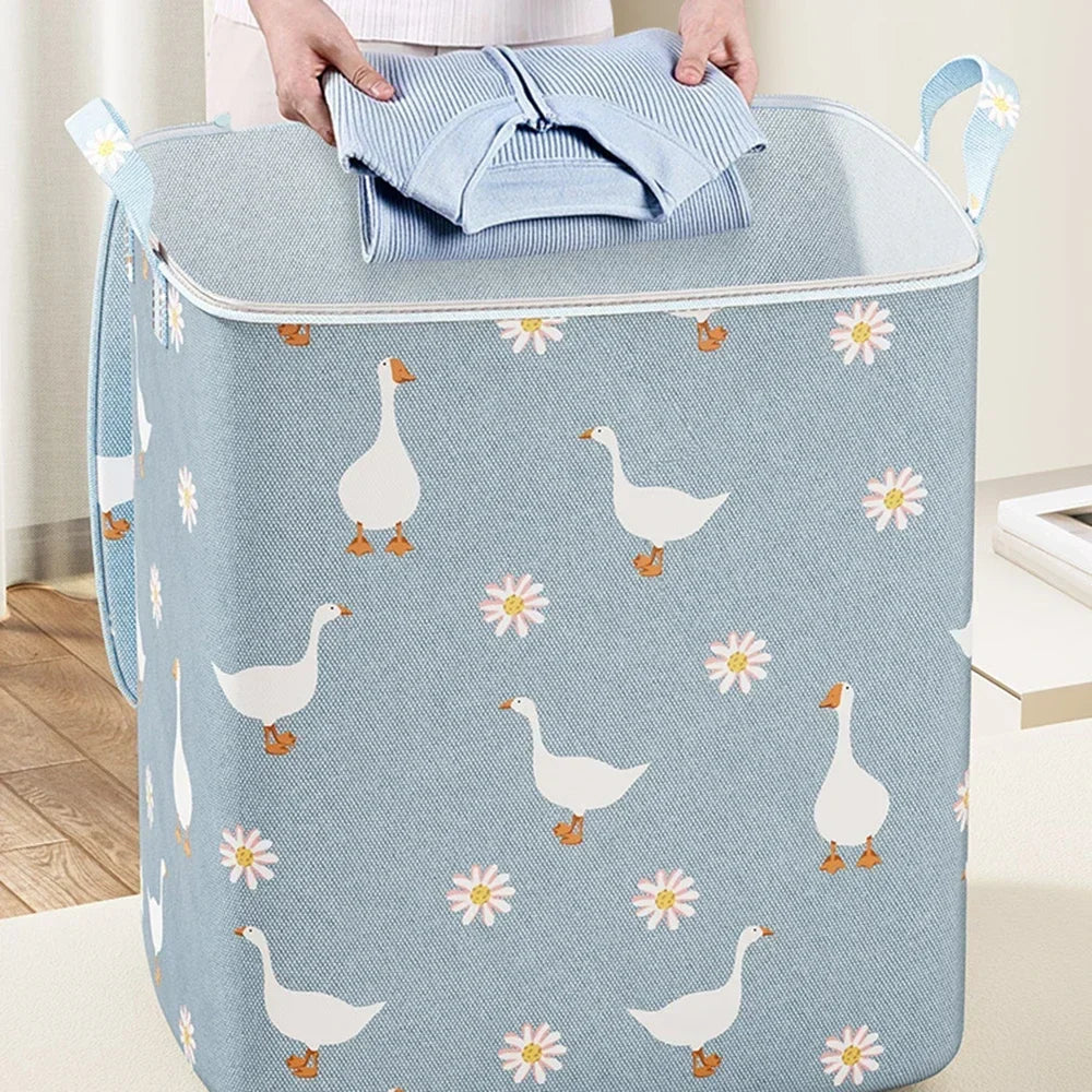 140L Large Quilt & Clothes Storage Bag – Foldable Oxford Organizer Clothes Storage Bag Zpaxo