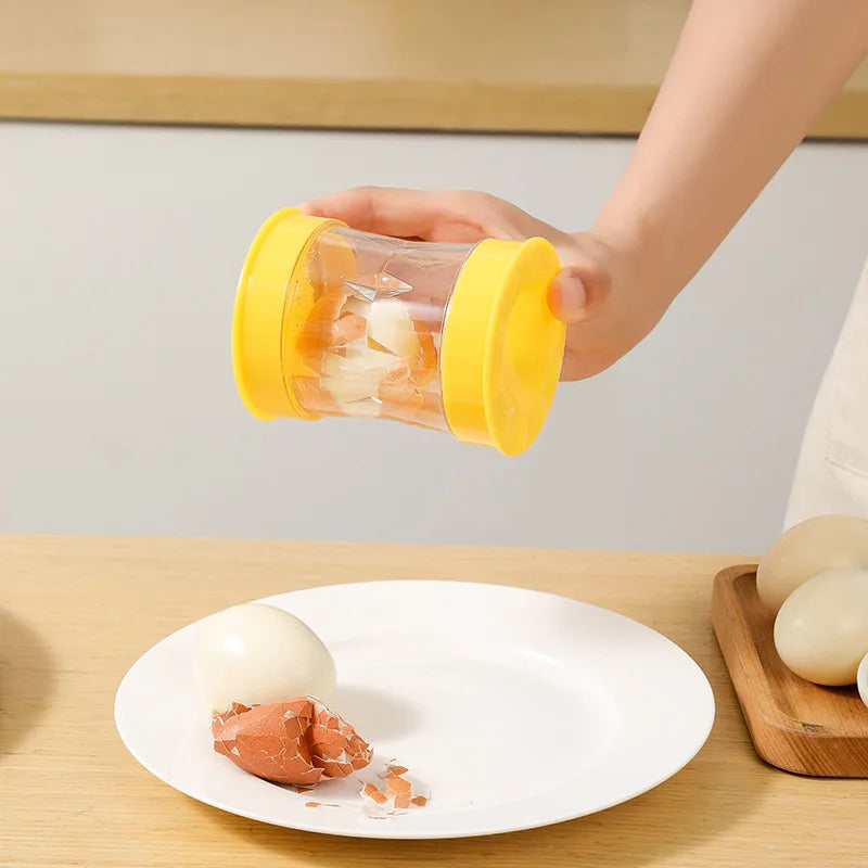 Hot Hand-cranked Automatic Egg Sheller 1pc New Household Shell Peeling Machine Egg Opener Tool Fully Automatic Small Tool Zpaxo