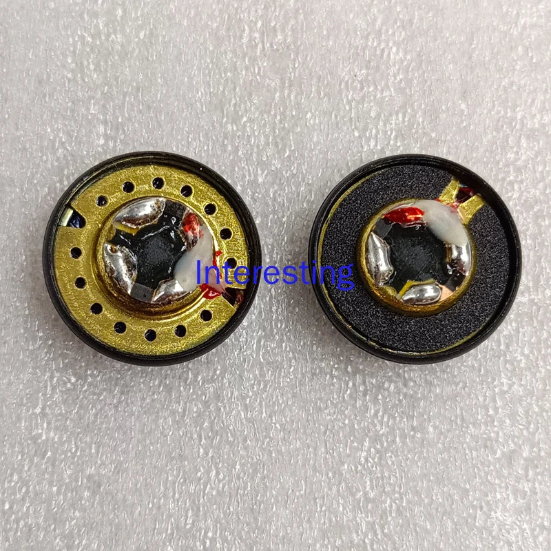 Unit Flat Head Headphone Speaker PET Blue Diamond Diaphragm Carbon Zpaxo