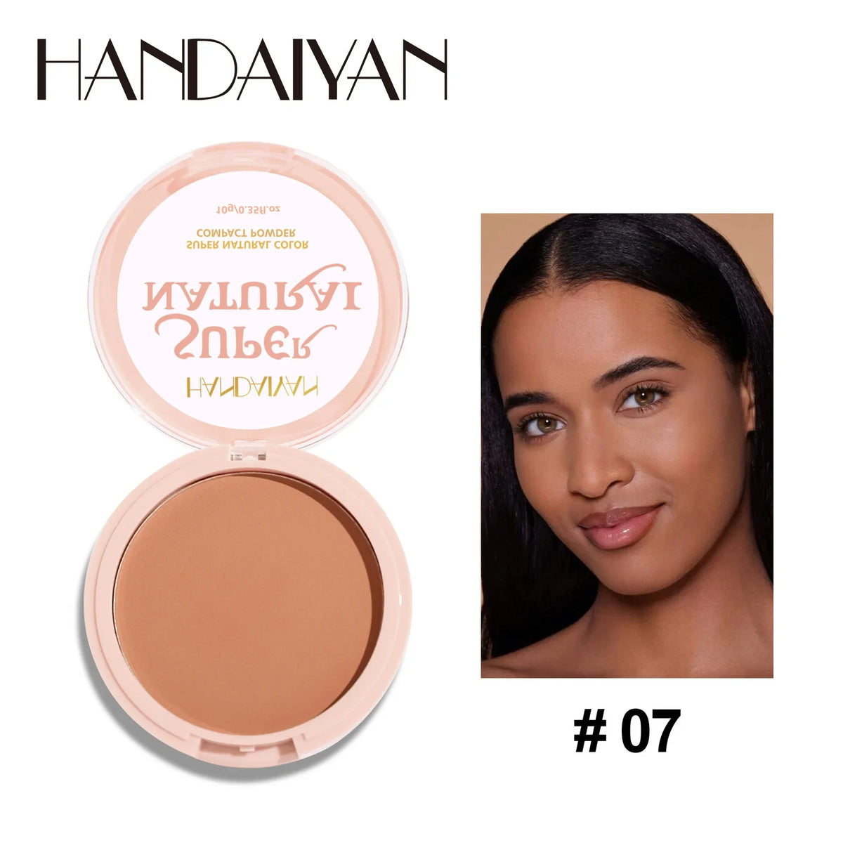 8 Colors Matte Face Pressed Powder 24 Hours Oil Control Natural Zpaxo 07