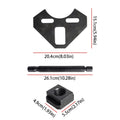 Heavy-duty Iron Construction Hub Remover Tool Hand-held Repair Tools Zpaxo Black
