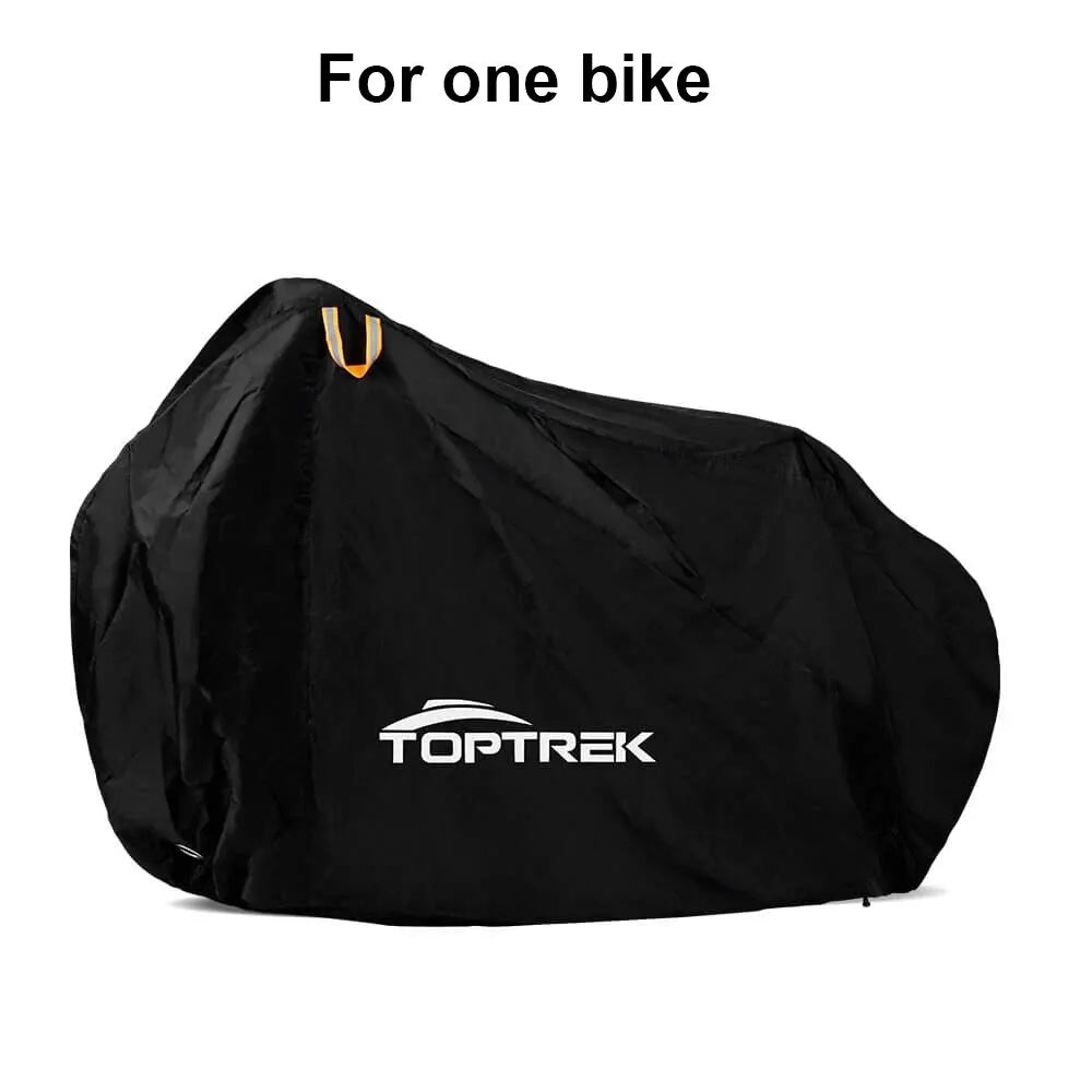 Toptrek Bike Cover 210T High Quality Bicycle Protector Multipurpose Rain Snow Dust Waterproof All Weather Protective Covers Zpaxo for 1 bike