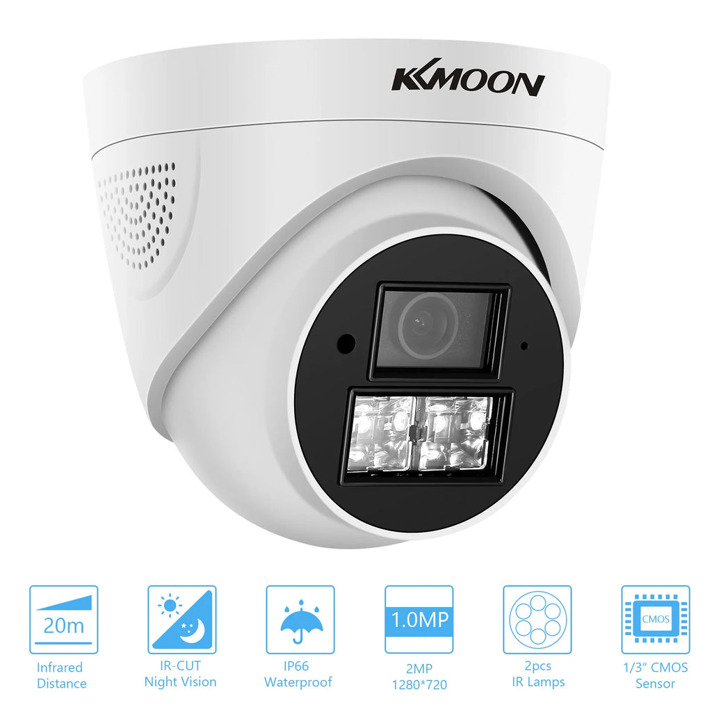 720P Analog Security Camera Surveillance CCTV Camera Outdoor Weatherproof Infrared Motion Detection for Analog DVR Pal System Zpaxo