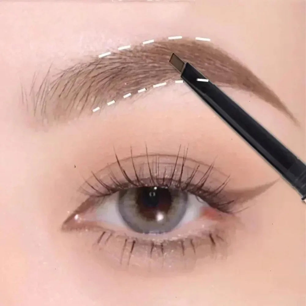 Professional Waterproof Matte Eyebrow Pen Dual Tip Brush Pencil Tint Zpaxo