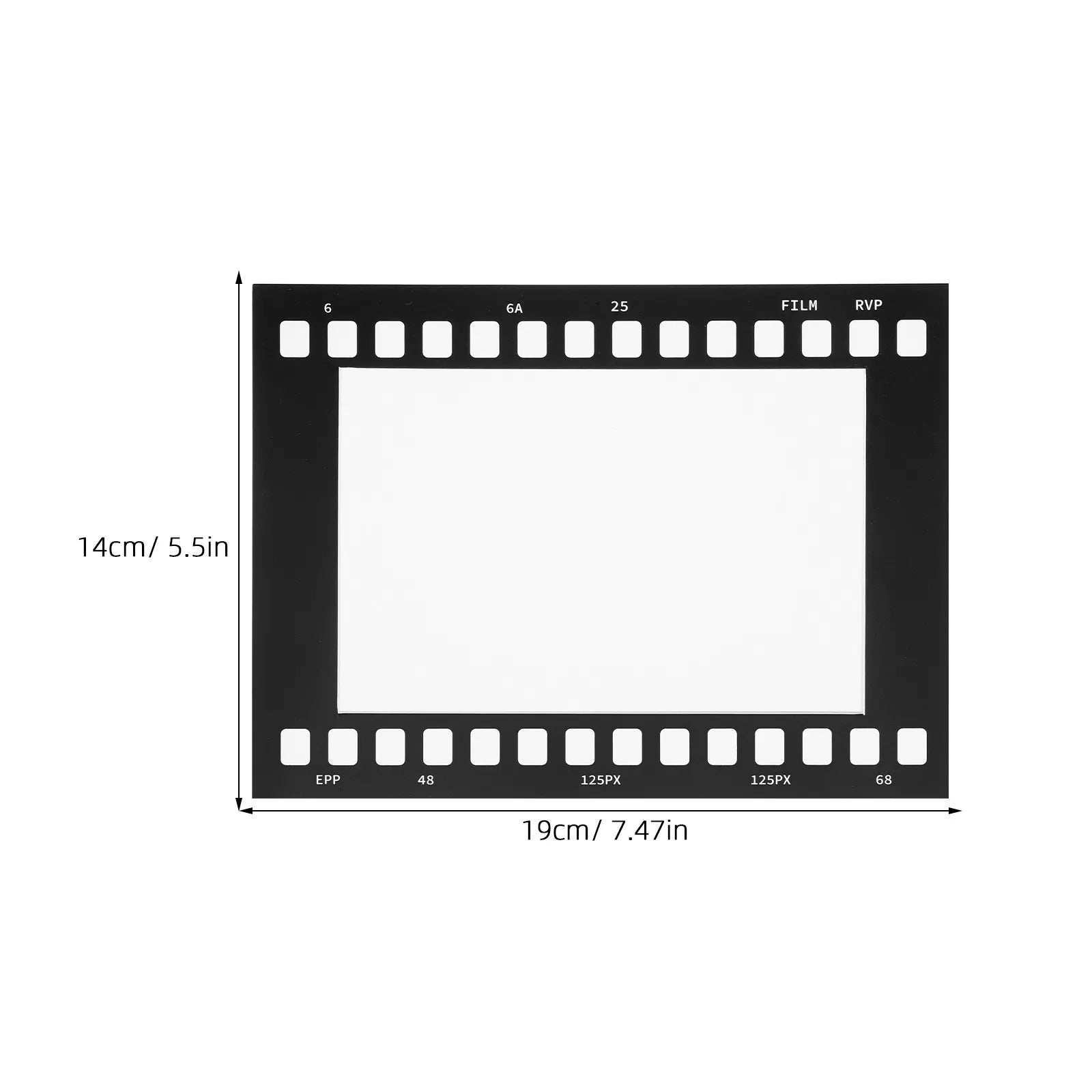 10Pcs Retro Film Strip Picture Frames Lightweight Paper Photo Frames for Wall Art Collage Vintage Style Photo Holder Frame