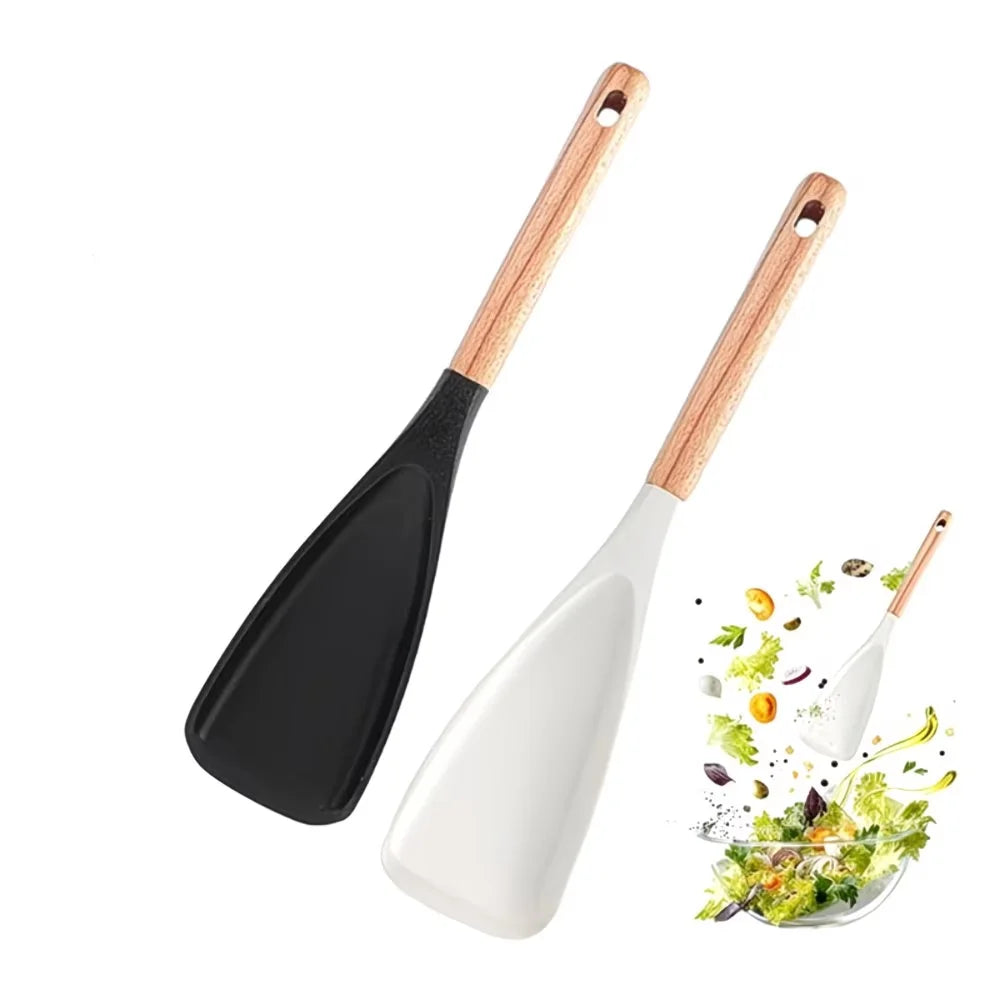 Multifunction Silicone Cooking Spoon Spatula Nonstick Cookware Heat Zpaxo