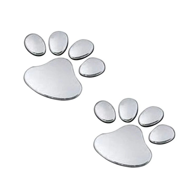 3D Paw Print Car Sticker – Dog & Cat Foot Decal Sheet