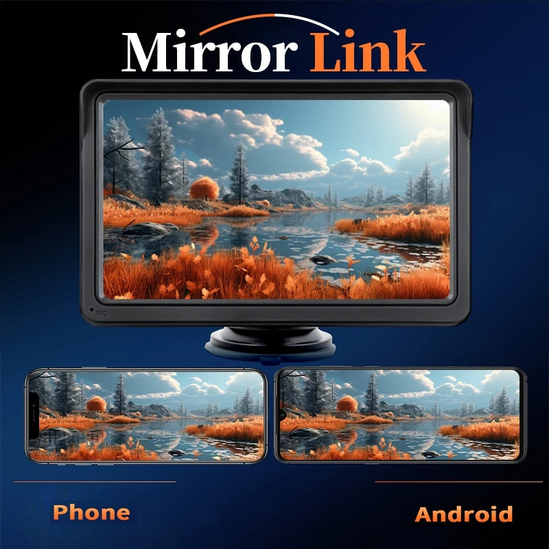 HIPPCRON Car Multimedia Player HD Display Carplay Android Auto Radio Zpaxo