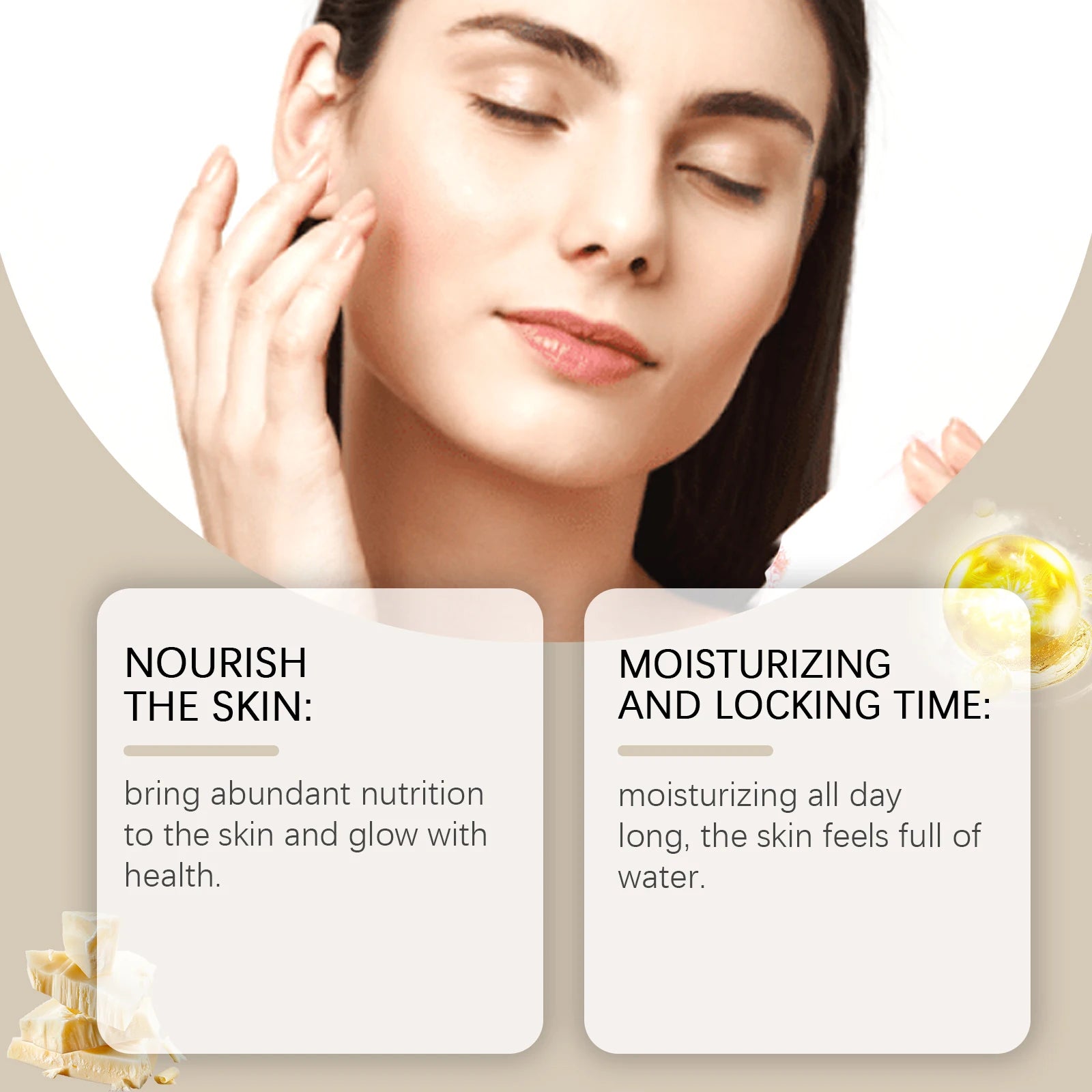 Tallow Face Cream Fade Fine Lines Lifting Firming Hydrating Smoothing Zpaxo