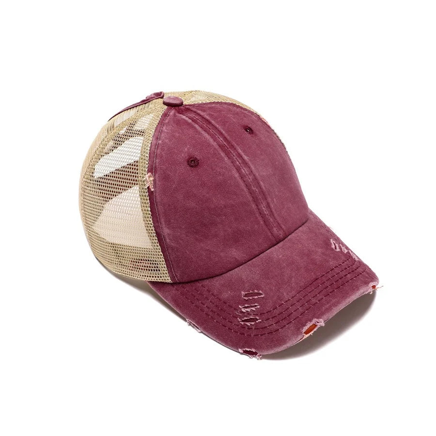Ponytail Baseball Cap – Breathable Quick-Dry Sun Hat