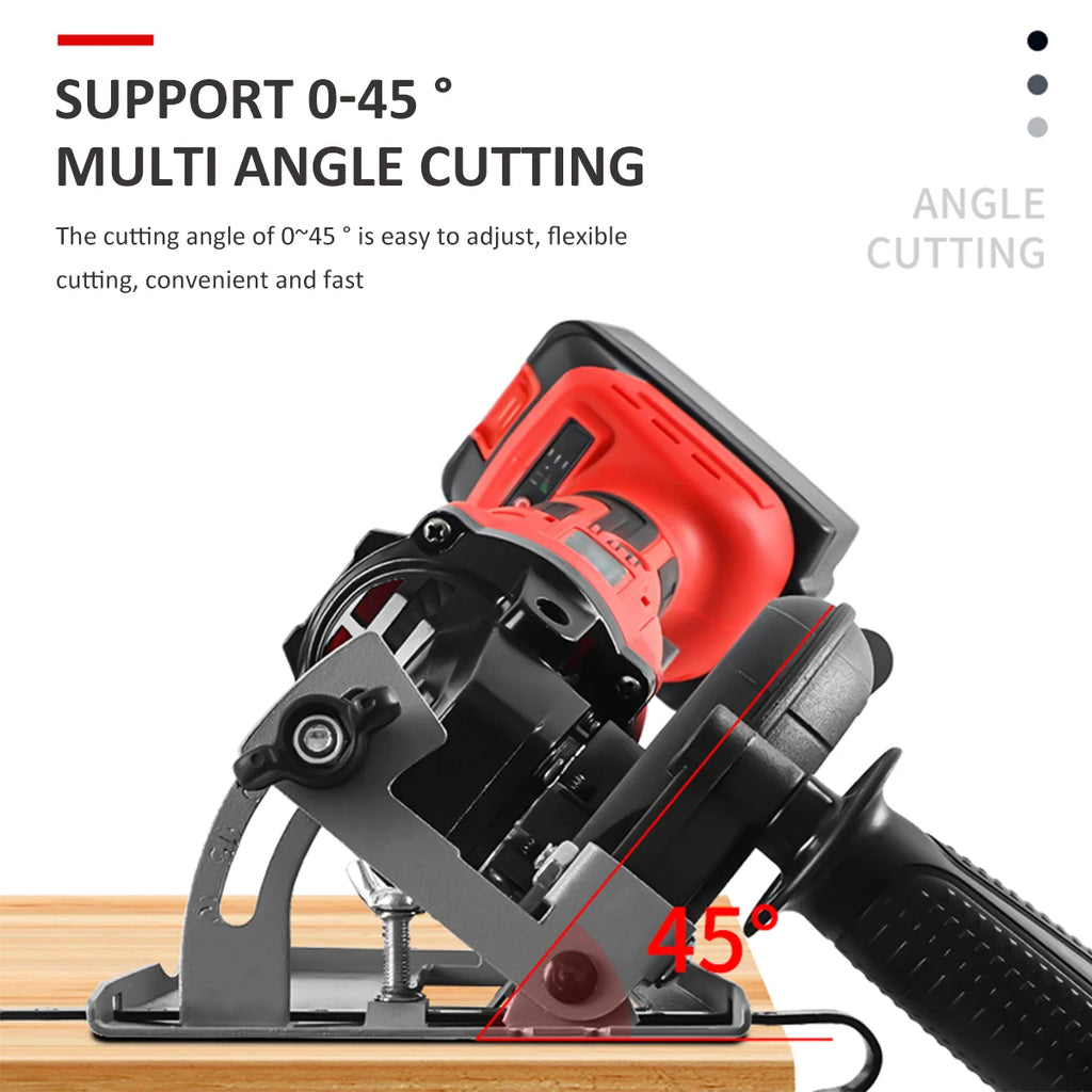 45°Adjustable Angle Grinder Holder Cutting Machine Slotting Bracket for 100 125 Grinder Cutting Machine Stands Angle Mill Tool Zpaxo