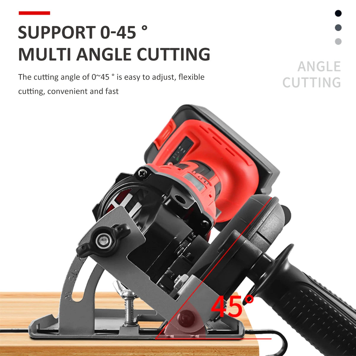 45°Adjustable Angle Grinder Holder Cutting Machine Slotting Bracket for 100 125 Grinder Cutting Machine Stands Angle Mill Tool Zpaxo