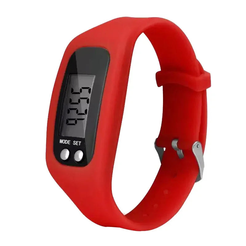 Silicone Electronic Pedometer Wristband Watch Multifunctional Pedometer Health Sports LED Electronic Watch Bracelet Zpaxo