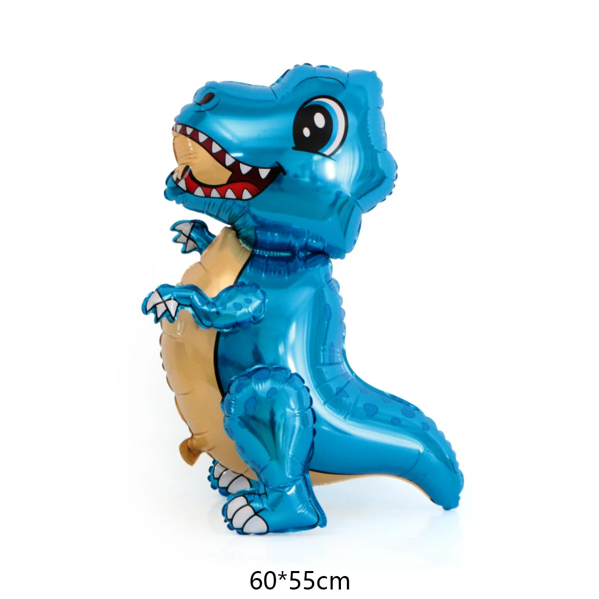 4D Giant Walking Dinosaur Foil Balloons Jungle Animal Childrens Zpaxo Brige As shown