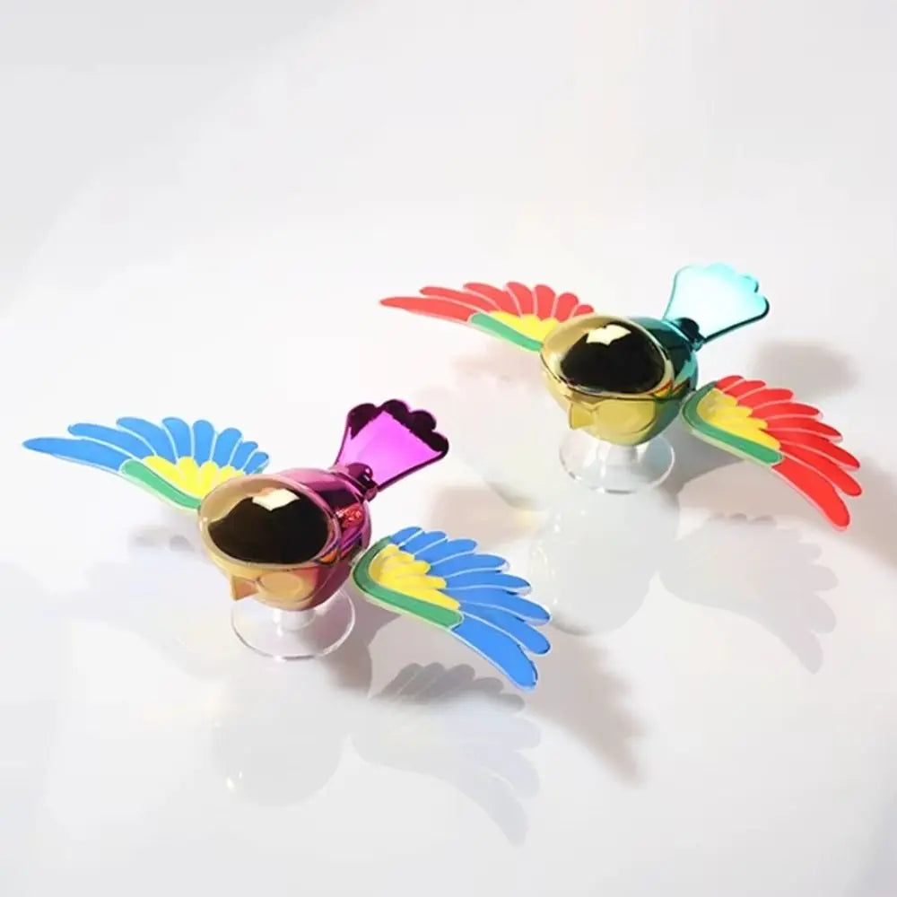 Shaking Wings Design Motorcycle Rearview Mirror Decoration Decorative Accessories Bird Shape Car Sunroof Decoration Zpaxo