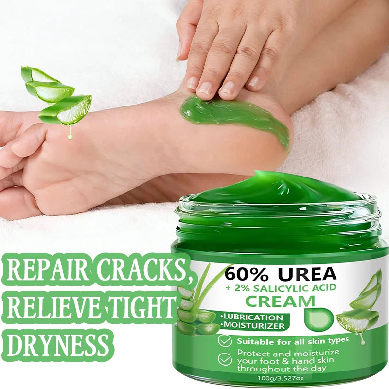 YUITIKUE 60% Urea Cream with Salicylic Acid – Dry Skin Relief Urea Foot Cream Zpaxo