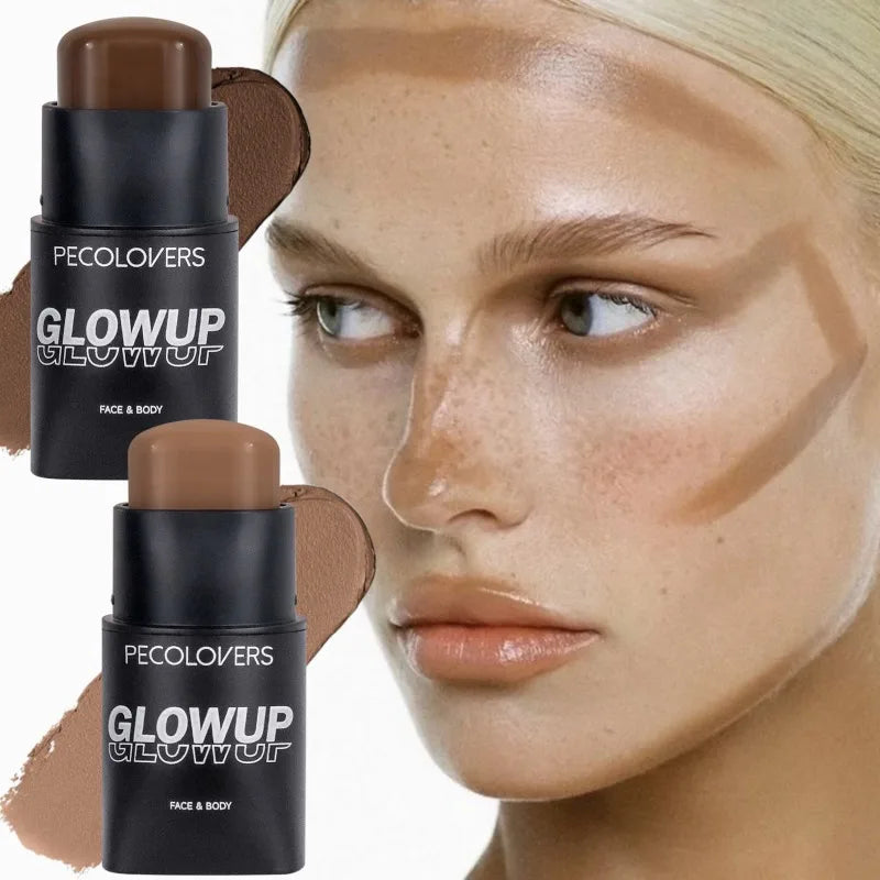 1PC Cover Dark Circles and Acne Marks, Concealer Stick, Body Shadow, Nose Shadow, Contour Stick To Create Flawless Makeup Zpaxo