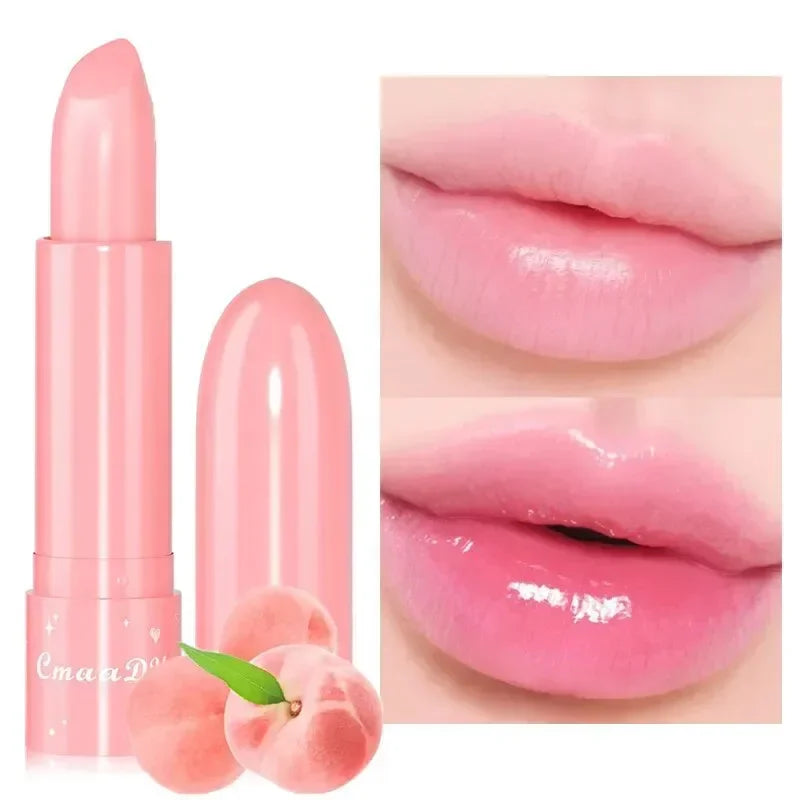 6Color Waterproof Fruit Tinted Shine Changing Moisturizing Nourishing