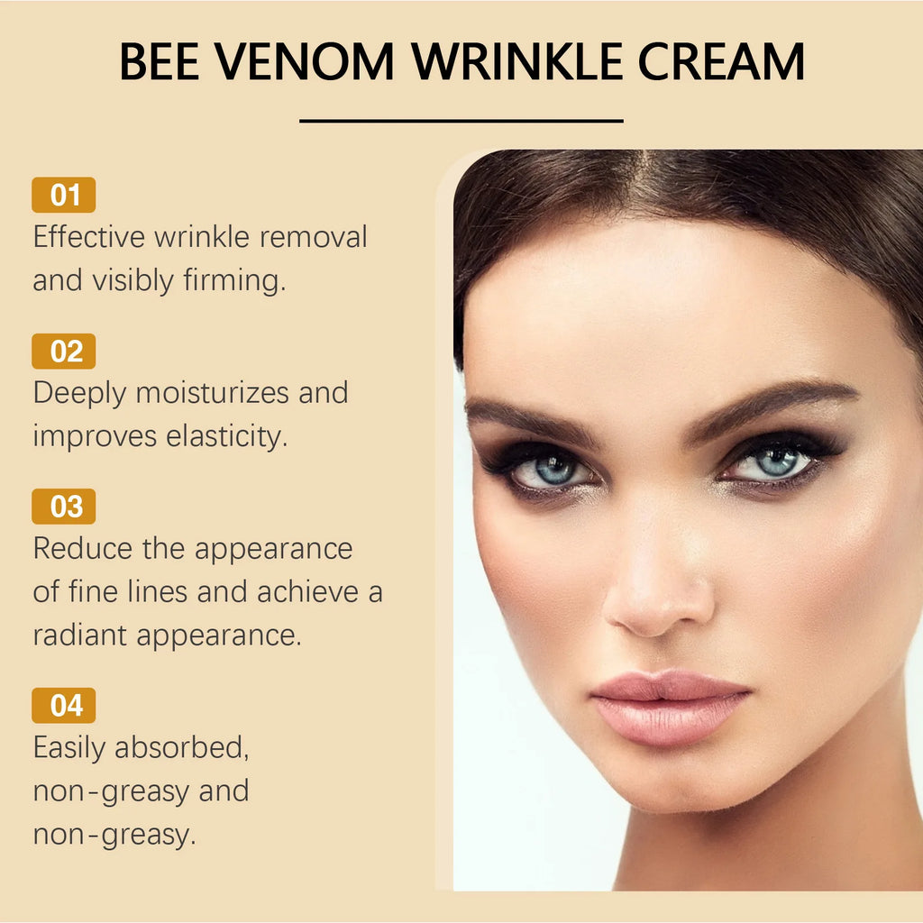 Bee Venom Anti-Aging Face Cream – Firming & Wrinkle Removal Anti-Aging Face Cream Zpaxo