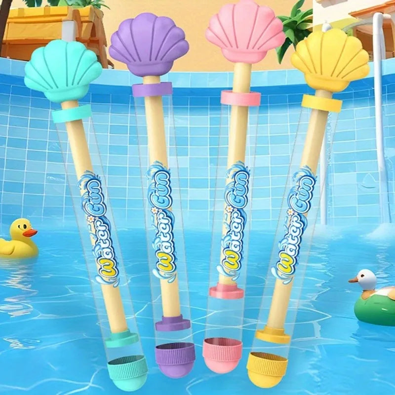Fireworks Spray Water Pull-back Gun Outdoor Splash Games Pool Lawn
