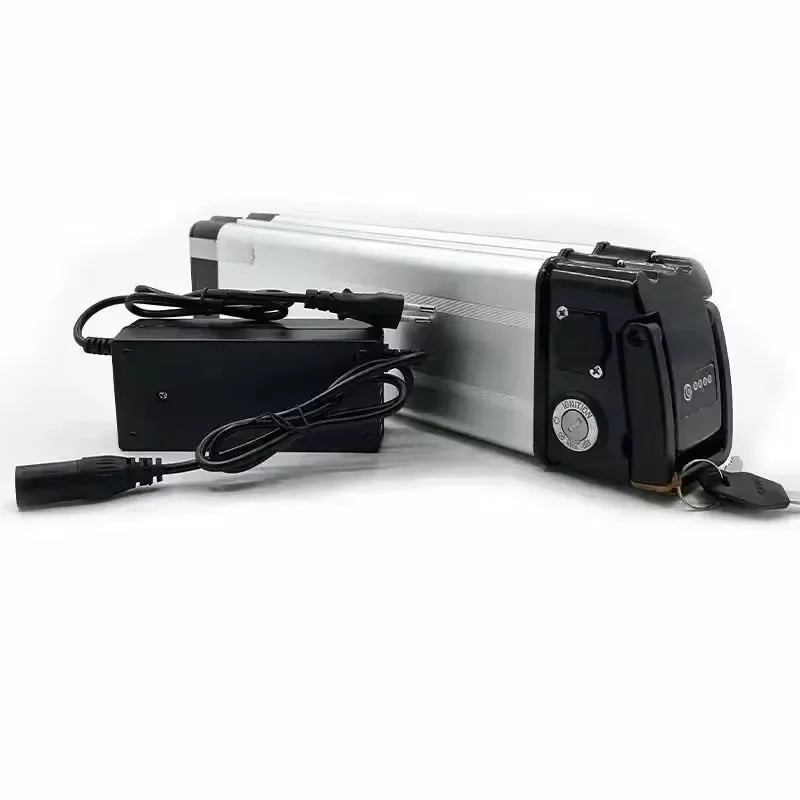 Batterie lithium-ion universelle 36V 48V 15ah-20ah Silver Fish 18650, batterie de vélo pliant, BMS intégré pleine capacité Zpaxo