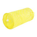 Pet Cat Tunnel Training Interactive Hiding Running Foldable Play Center Cat Toy for Ferrets Bunnies Kitten Rabbits Puppy Zpaxo YELLOW