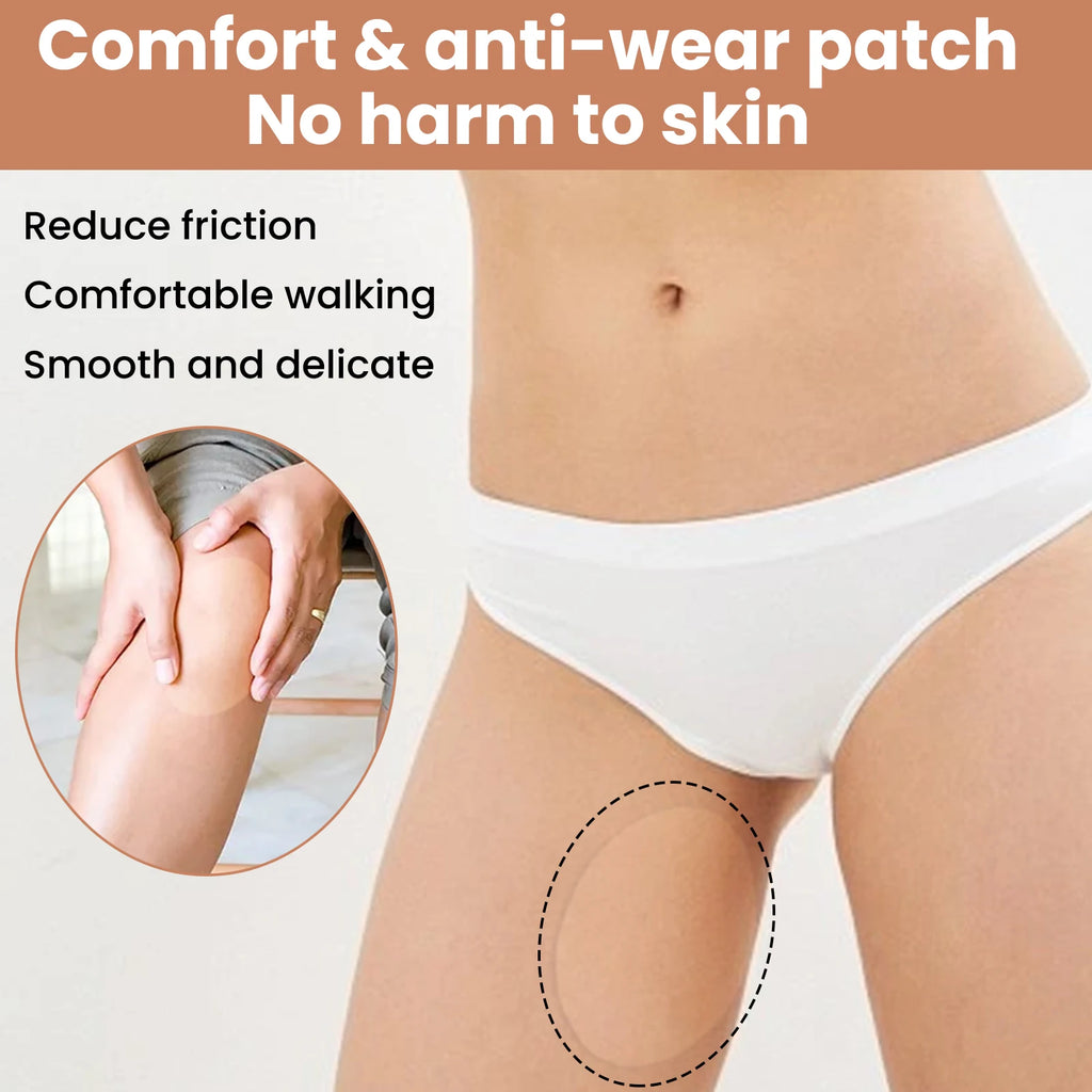 Anti-wear Stickers Invisible No Trace Thigh Non-woven Tapes Disposable Anti Chafe Thigh Patch Body Anti-Friction Pad Women Zpaxo