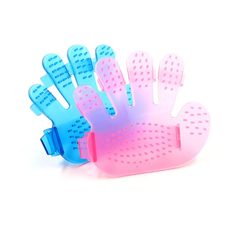 Dog Pet Brush Glove Deshedding Gentle Efficient Grooming Bath Cat
