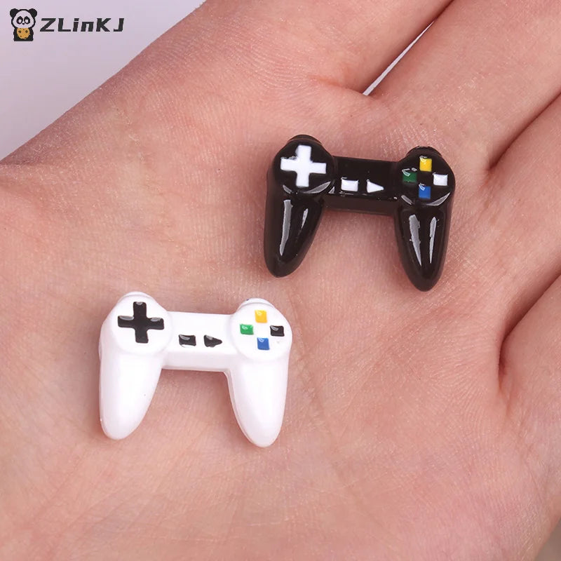 ▶1Pc 1:12 Dollhouse Miniature Simulation Gamepad Game Controller Model Living Scene Decor Toy Doll House Accessories Zpaxo