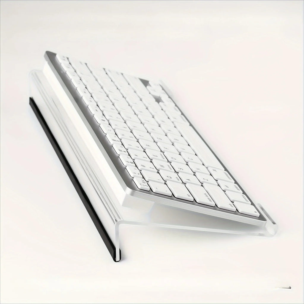 Acrylic Keyboard Stand, Compact Desktop Lifter for Keyboard and Mini PC, Mixed Color, Uncharged, Durable Material Zpaxo