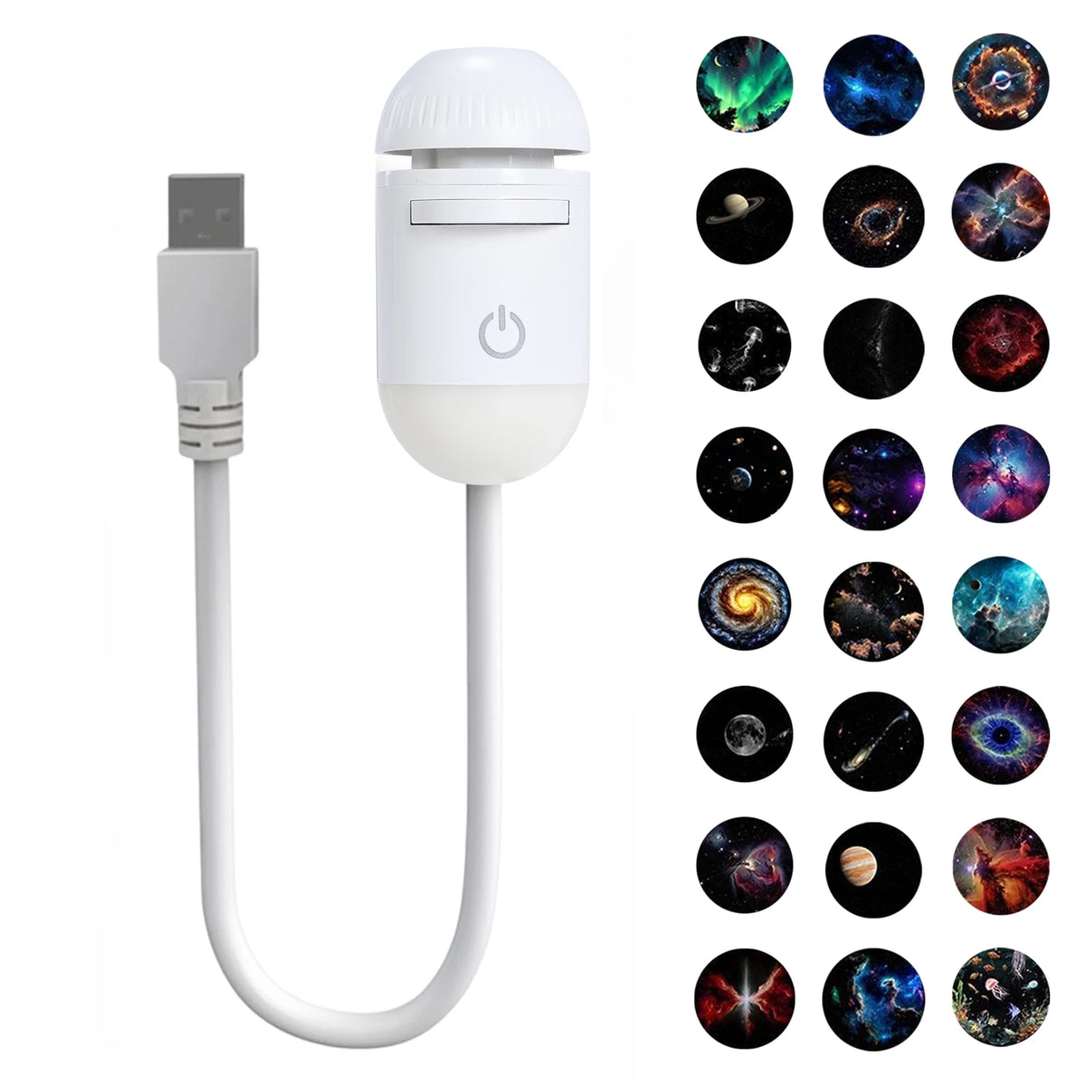 Mini Galaxy Star Projector Night Light Nebula Ceiling LED Lamp Zpaxo 24 Projector Films