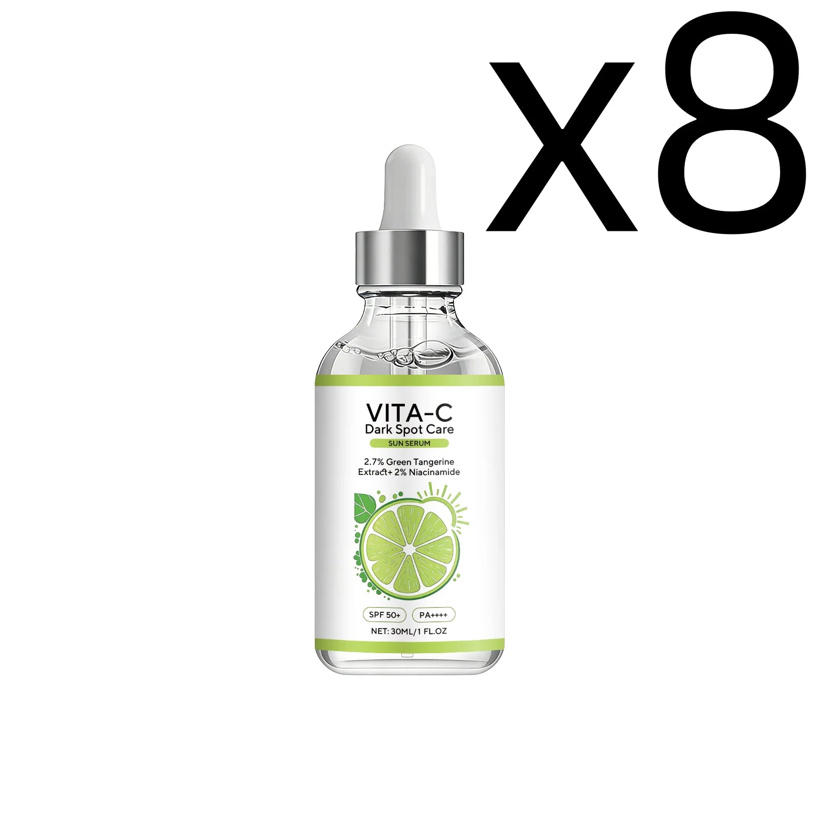 Vitamin C Sunscreen Essence – Brighten & Fade Spots | 30ml Brightening Sunscreen Serum Zpaxo 30ml X 8PCS