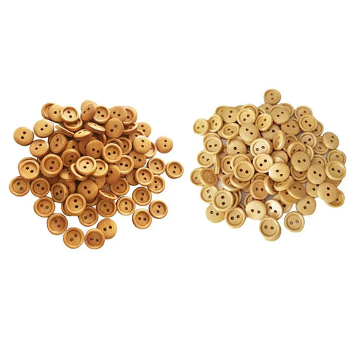 Wood Buttons 13mm 15mm Round Sewing Decorative Buttons for Needlework Clothes and Baby Craft Embellishments DIY Supplies Zpaxo