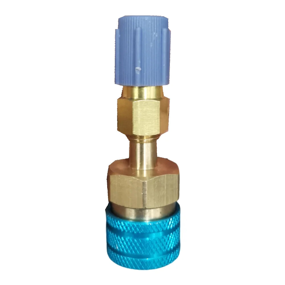 1 Low Side R1234YF Quick Coupler Adapter Prevent Leakage Auto Off Zpaxo -Low Pressure