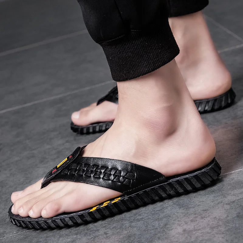 Men's Slippers Comfortable Lightweight Soft Sole Casual Slides Indoor