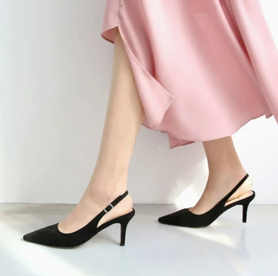 Women shoes Elegant Multicolor Suede Sexy Red High Heels Pumps & Sandals Dress Party OL Pump Valentine women party shoes Zpaxo Black-heel6 cm 36