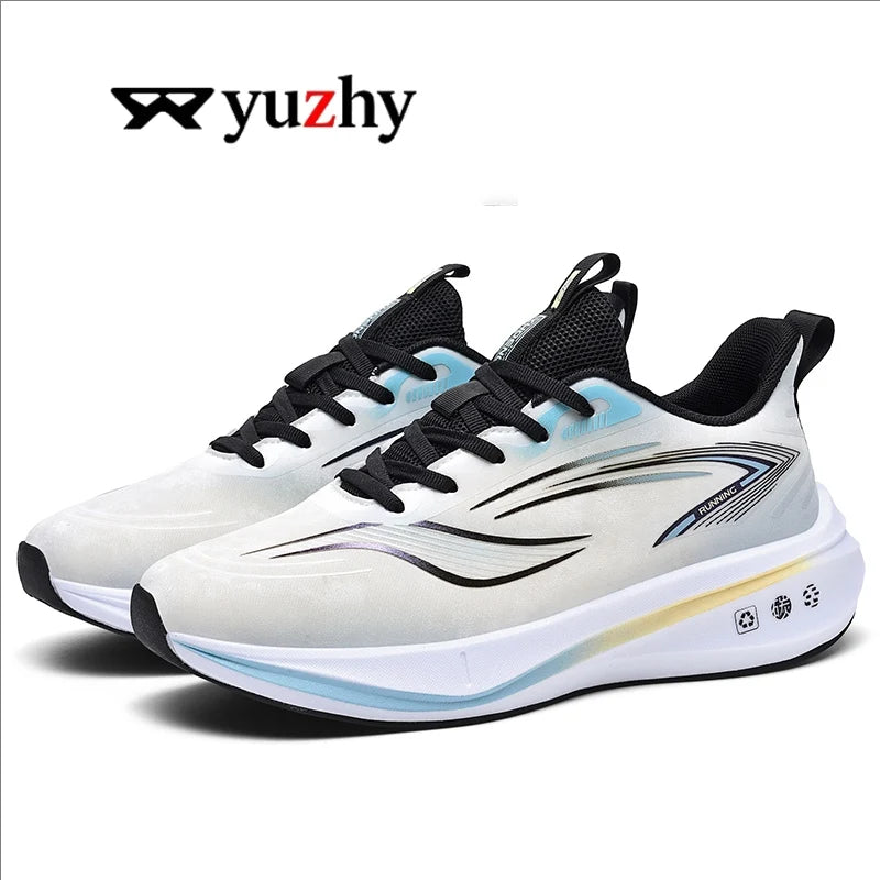 Men's Casual Sneakers Luxury Trainer Shoes Breathable Race Running