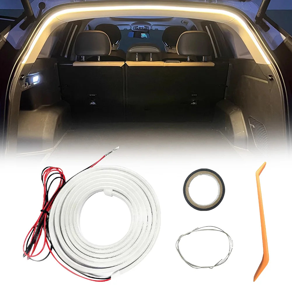 Waterproof Car Trunk Led Light Strip PVC Flexible Ambient No Drilling
