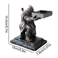 Watch Stand Charging Dock for Apple Watch, Cartoon Charging Desktop Bracket Smartwatch Holder Black Warrior Figurine Support Zpaxo For Apple China Mainland